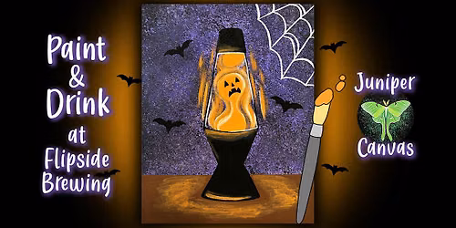 Paint & Drink at Flipside Brewing: Jack-o\u2019-Lamp