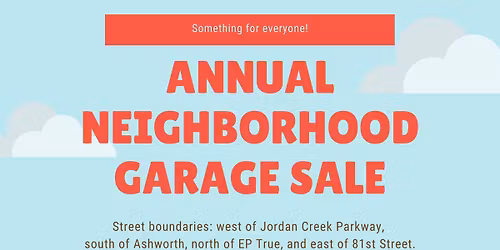 2026 Neighborhood Garage Sale