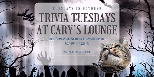 Trivia Tuesday at Cary's Lounge