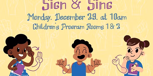 Sign and Sing Story Time