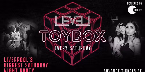 \ud83e\uddf8 T O Y B O X  \ud83e\uddf8  S A T U R D A Y S  @ LEVEL SUPER CLUB