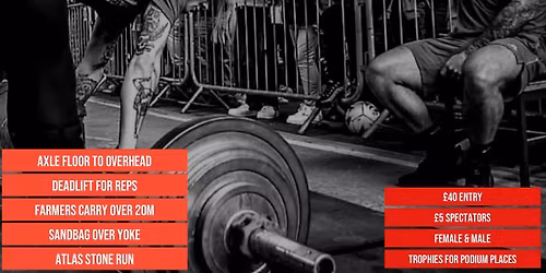 Dedicated Strongman First Timers & Novice Comp