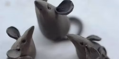 Cute Clay Christmas Mice Workshop