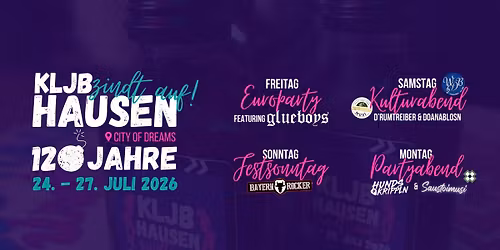 120 Jahre KLJB Hausen - Partyabend am Festmontag