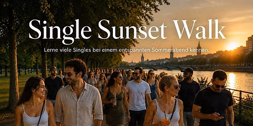 D\u00fcsseldorf \u2013 Single Sunset Walk @ Rheinufer