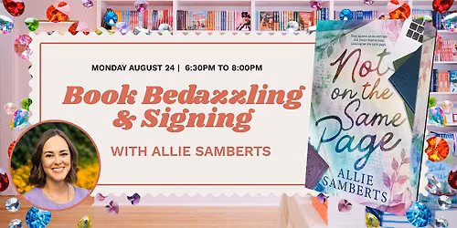 Book Bedazzling and Signing with Author Allie Samberts