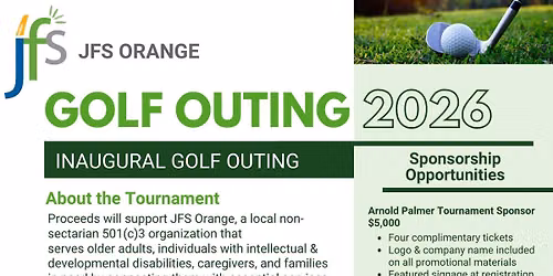 Golf Fundraiser JFS Orange