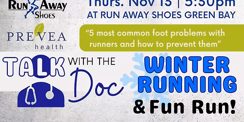 Talk with the Doc, Winter Running + Run with Prevea Health