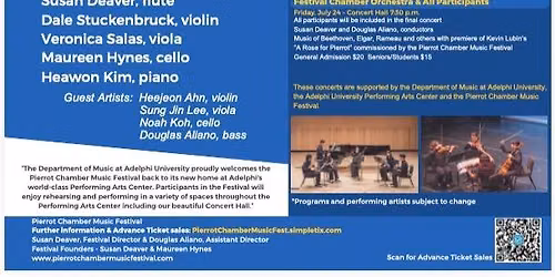 The Pierrot Consort & Faculty Guest Artists