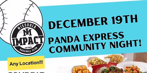 Panda Express Fundraiser Night
