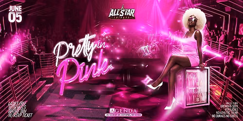 Friday June 5th 2026 : All star Fridays Presents Pretty In Pink