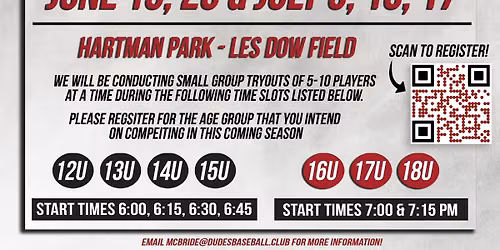 Dudes Tryouts