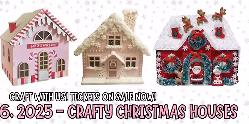 Crafty Christmas Houses at Paper Crane Shop
