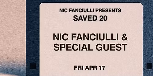 Nic Fanciulli Presents: Saved @ LooLoo Club 