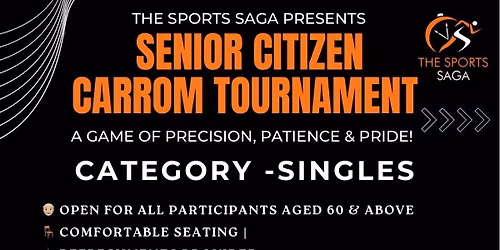 1st Senior Citizen Carrom Tournament 