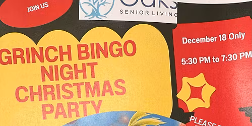 Grinch Bingo Party