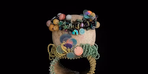 Bead Embroidery on an Upcycled Baseball ($130-150)