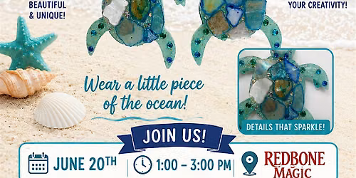 Sea Turtle Jewelry-Making Class