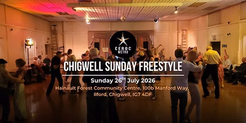 Chigwell Sunday Freestyle - Sunday 26th July 2026