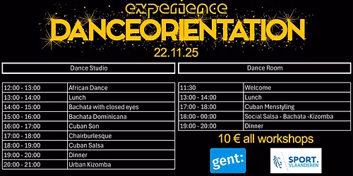 DanceOrientation Festival & Congres -  #DanceisBlind