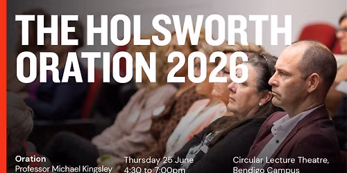 The Holsworth Oration 2026