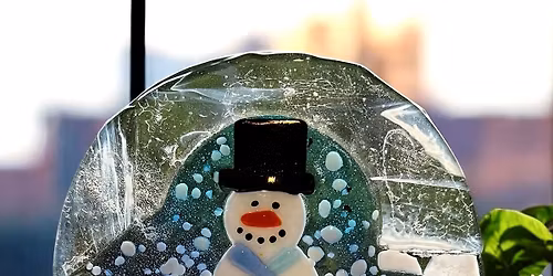 SOLD OUT - Fused Glass Snow Globe Workshop (and warming winter refreshments)