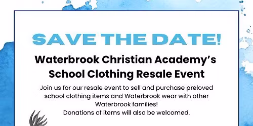 School Clothing Resale Event