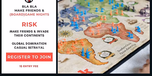 Risk night #2 - Registration is mandatory ($1)