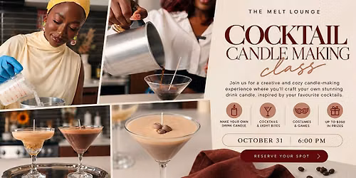 Boos & Booze: A Candle + Cocktail Experience \ufe0f