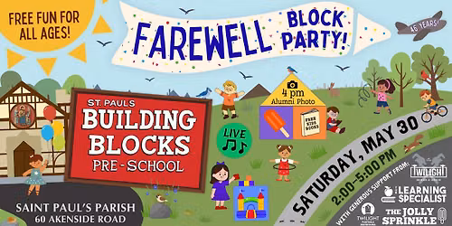 Building Blocks Preschool Farewell Block Party