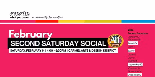 February Second Saturday Social - Creative Meetup