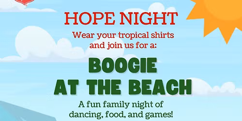 Pathway of Hope, Hope Night: Boogie at the Beach! 