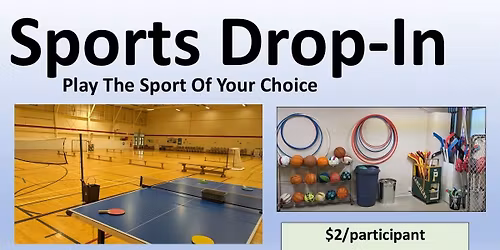 Sports Drop-In Fridays 1:00-3:00