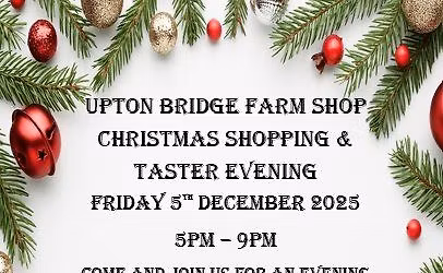 Christmas Shopping & Taster Evening