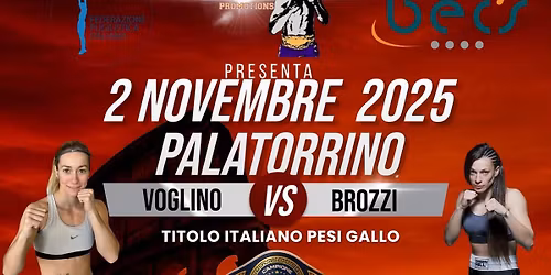 Titolo Italiano Pesi Gallo | ANNALISA BROZZI VS BIANCA VOGLINO