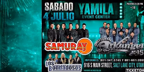 SAMURAY & BANDA ARKANGEL R15 Y LOS BONDADOSOS EN SALT LAKE CITY