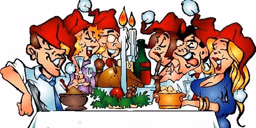 Julefrokost den 21. november kl. 17:30 til 22:30 med musik og spisning.