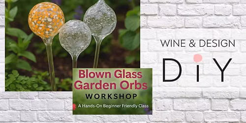 DIY: Blown Glass Garden Orbs! Set of 3