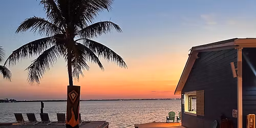 First Friday Sunset at The Riverfront Cocoa Beach