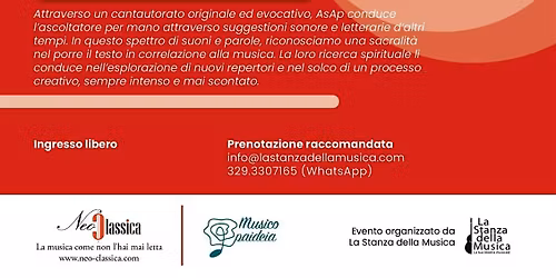 Presentazione CD "Naviganti" di AsAp (Paolo Lazzarini e Sara Padovani)