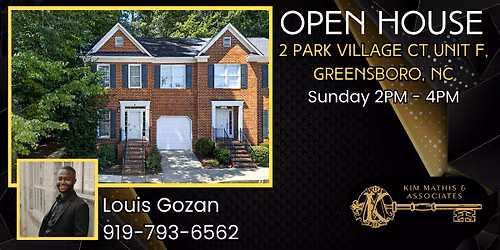 OPEN HOUSE - 2 Park Village Ct Unit F