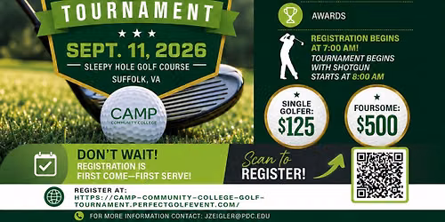 Camp Community College 23rd Annual Gold Tournament