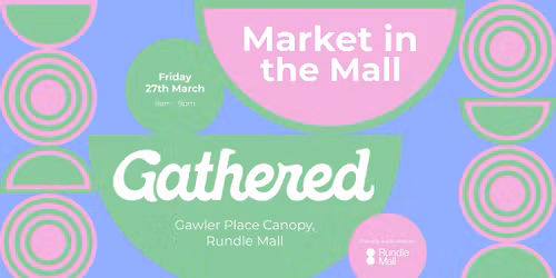 Gathered Market in the Mall