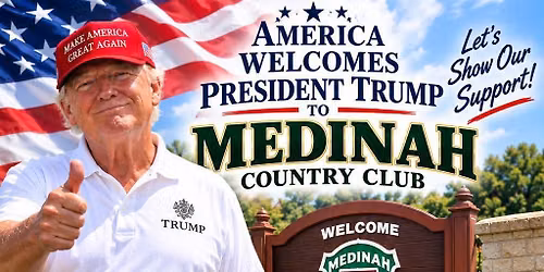 Medinah IL - Trump in person Parade