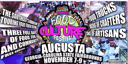 \ud83d\udce2FOODEES FOOD & CULTURE FESTIVAL \u2013 AUGUSTA, GA\ud83d\udce2