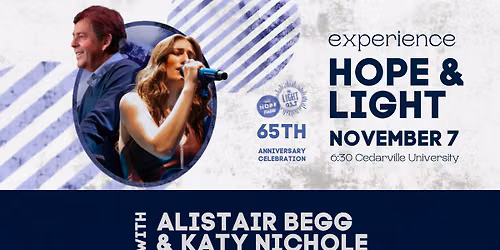 Experience Hope and Light with Katy Nichole and Alistair Begg
