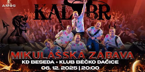 KALYBR - Mikulášská zábava | 06.12. 2025 | DAČICE