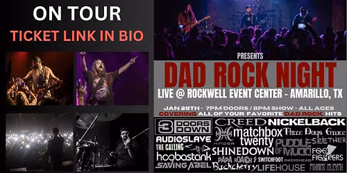 COUNCIL HILL :: DAD ROCK NIGHT :: (2000S ROCK TRIBUTE) - CANYON, TX