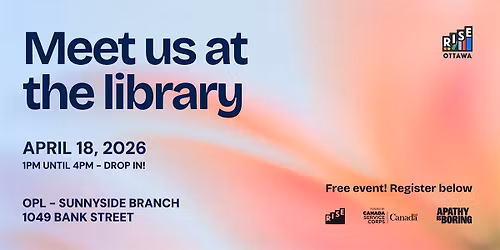 Meet us at the library!