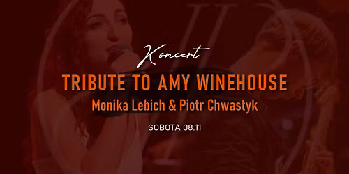 HEDONIA | Tribute to Amy Winehouse - Koncert | SOBOTA 08.11